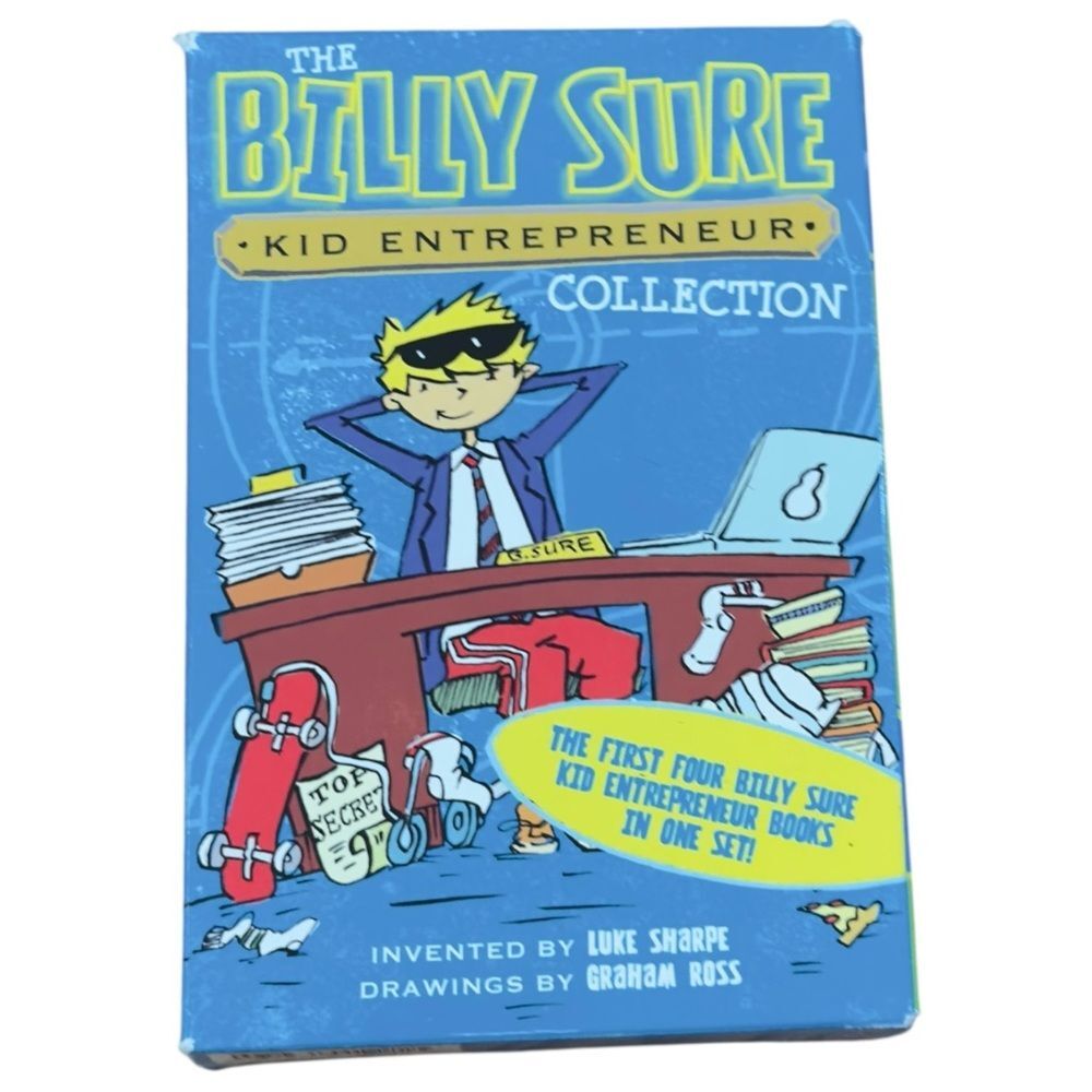 Billy Sure Entrepreneur Kids Paperback Fiction Book Collection Books 1-4.